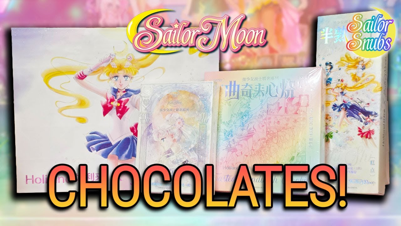 A Sailor Moon Chocolate Collaboration! Taste Test and Review!