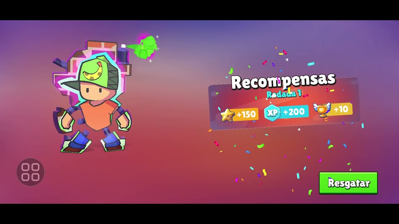 Um noob jogando o stumble guys (stoblie gouis)