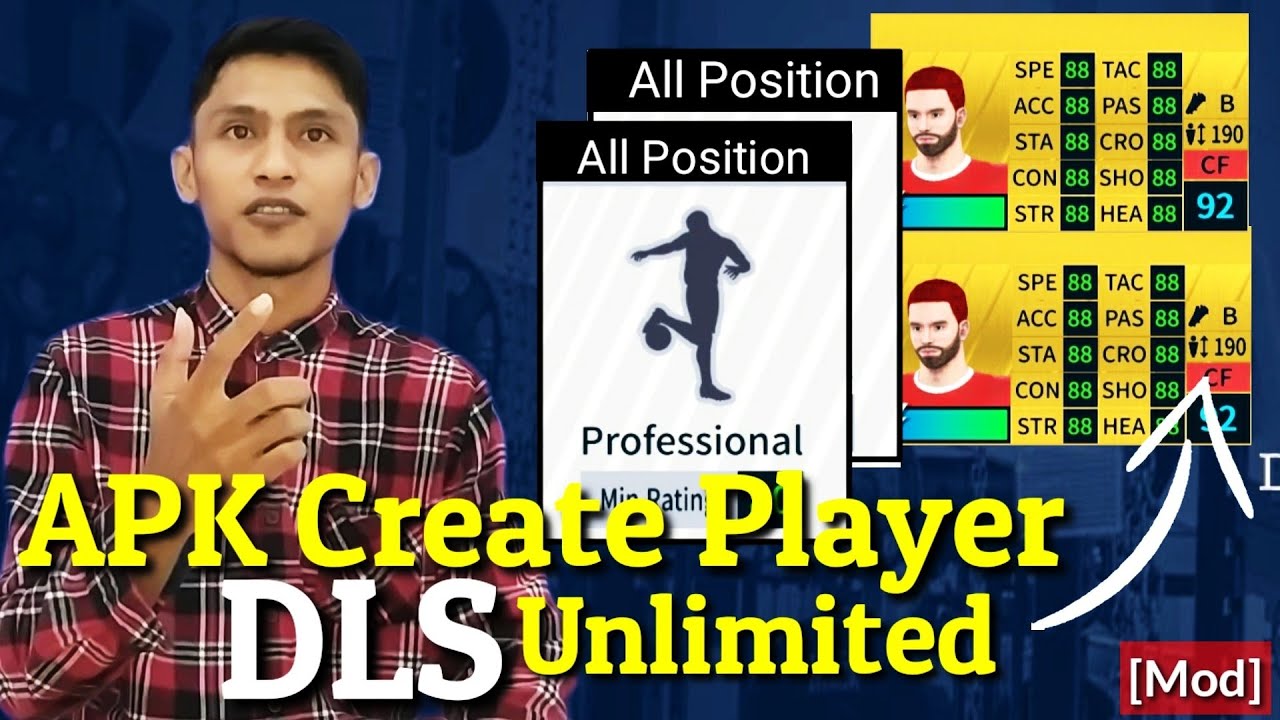 Unlimited Create Player DLS All Position (New Update)