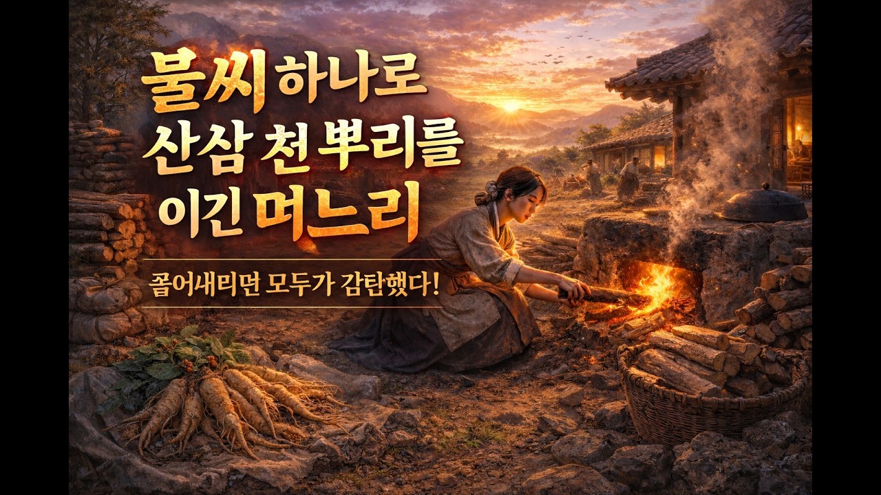[경산야담 16] 산삼을 버리고 불씨를 택한 여자 | 야담·설화·전설·민담·옛날이야기·오디오북