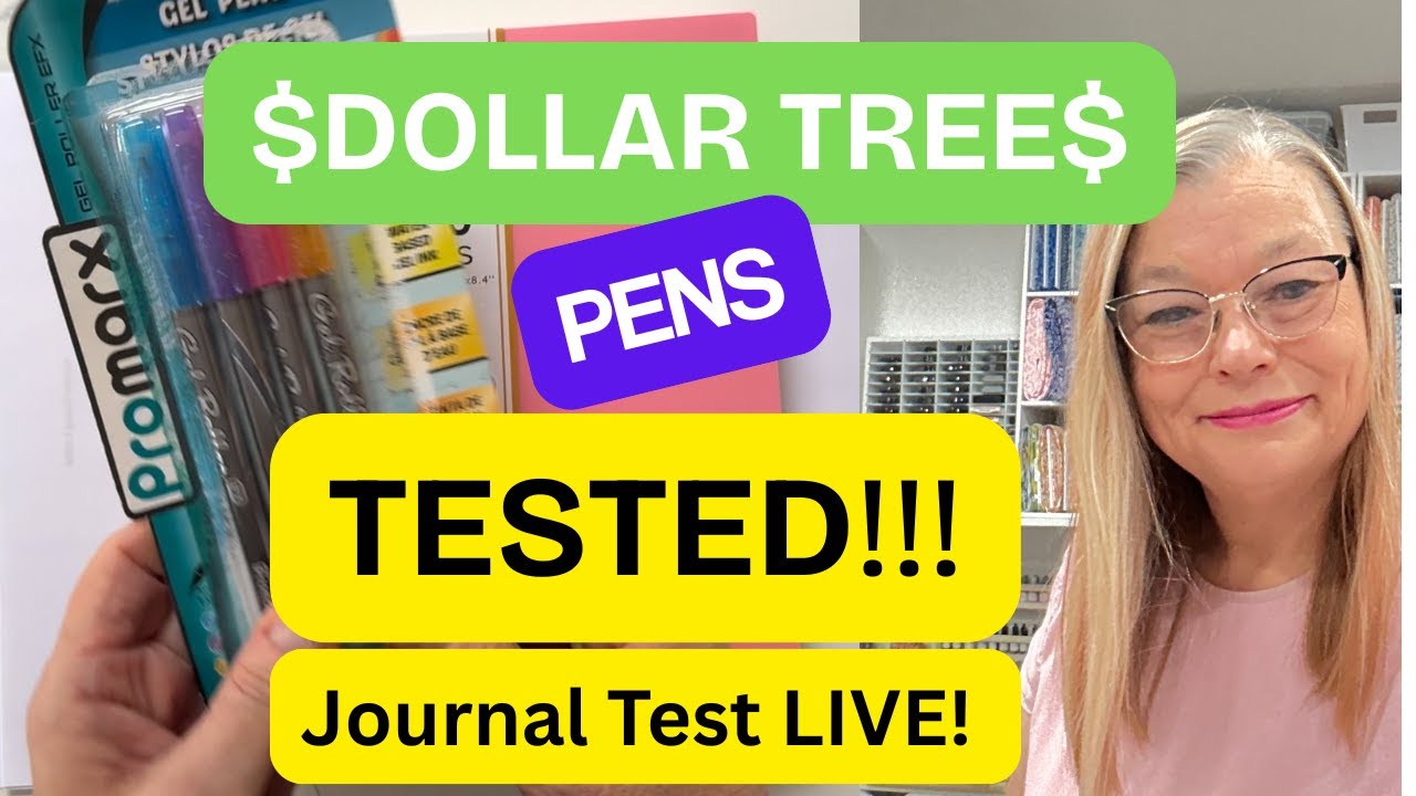 Are Dollar Tree Pens Actually Good for Journaling? Real-Time Test! 