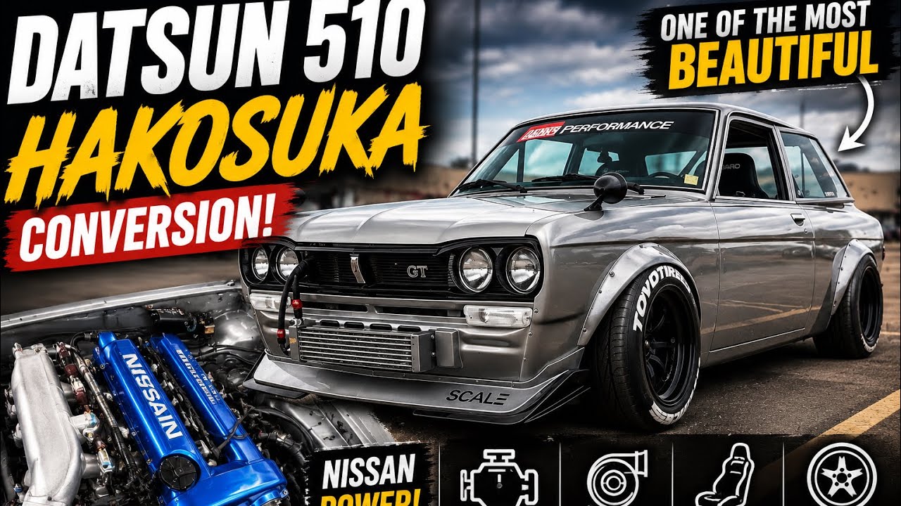 Один из самых КРАСИВЫХ Datsun 510 с Hakosuka Conversion