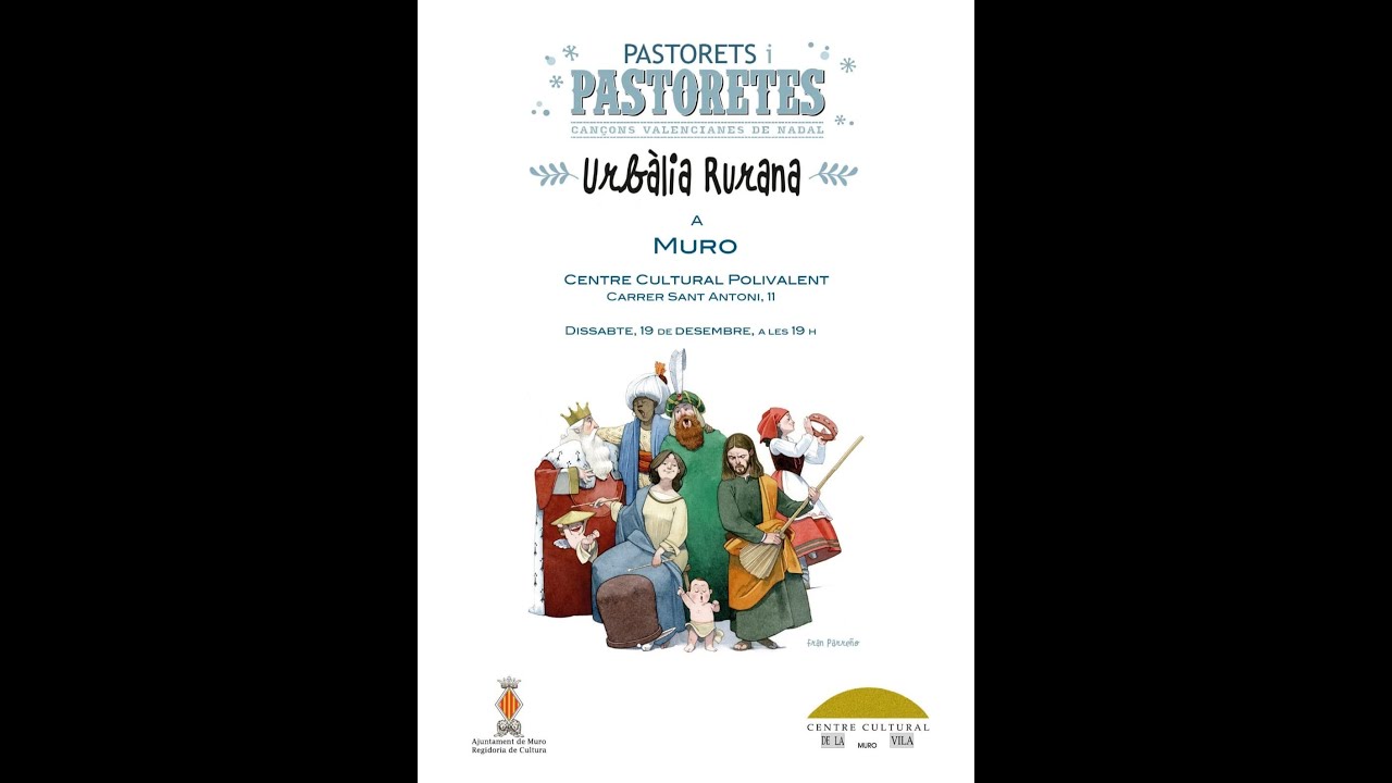 Urbàlia Rurana a Muro - Pastorets i pastoretes - cançons valencianes de nadal. 19 desembre 2020