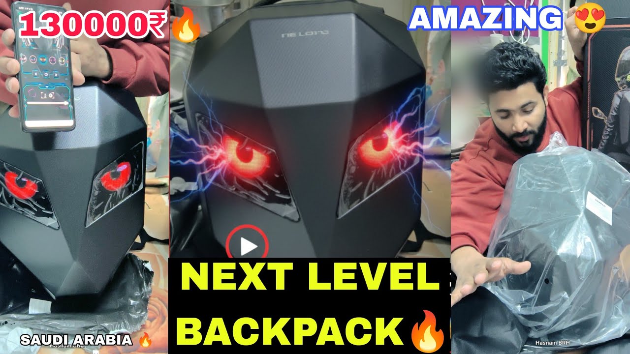 LED BACKPACK REVIEW | 130000₹ | आँख वाला बैग कितने का मिला ? | पूरी जानकारी |