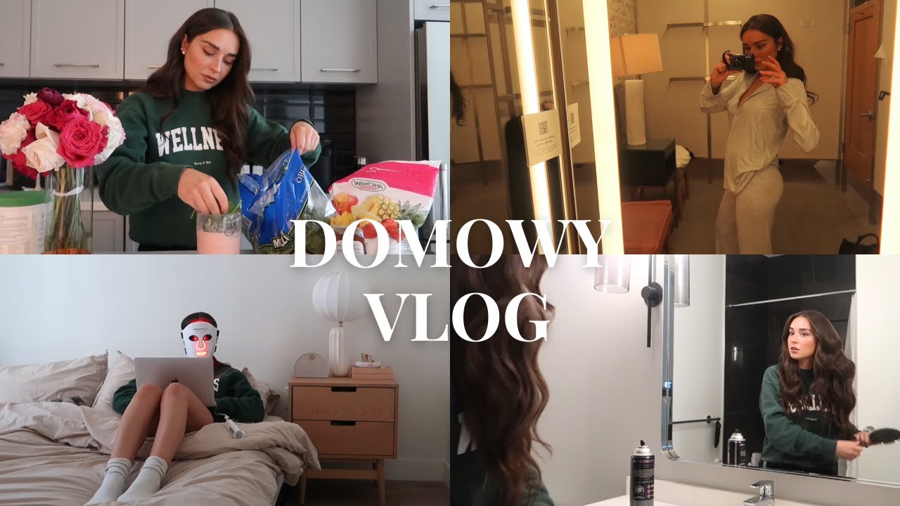Domowy VLOG : jak kręcę włosy, mierzymy Skims i codzienna rutyna | Weronika Załazińska