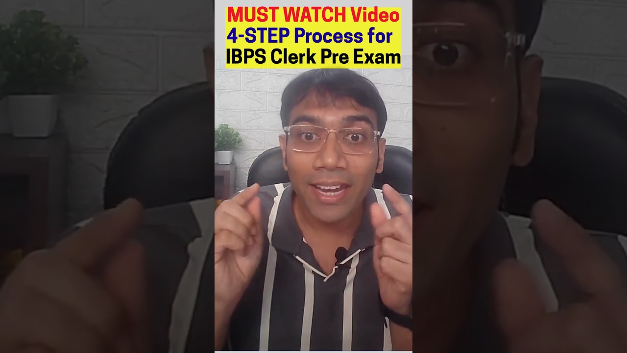 🚨 IBPS Clerk Prelims Tomorrow! | 4-Step Stress Solution 💯 | Last-Minute Strategy
