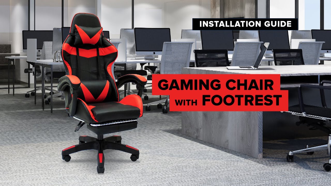 Gaming Chair with Footrest | Installation Guide + Features