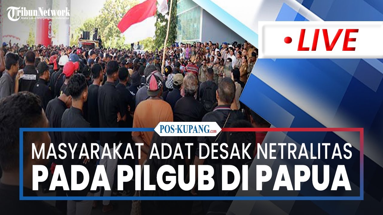 🔴Massa Geruduk Kantor Gubernur Papua, Tuntut Netralitas ASN dan Polri di PSU Pilkada