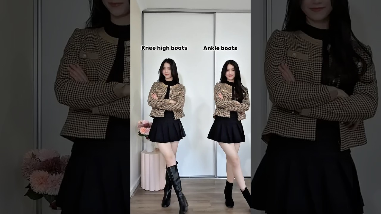 Knee high boots or ankle boots