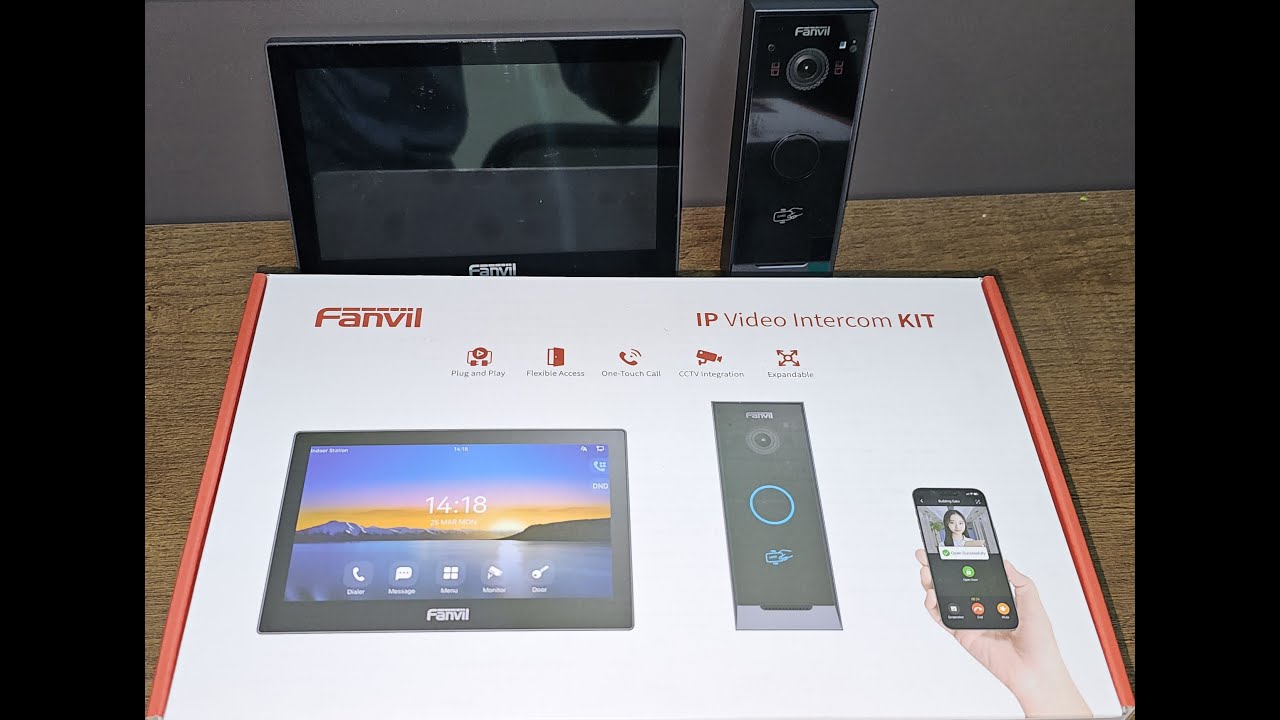 Fanvil VIK-01(i60,i504) IP video Intercom KIT Complete configuration,Favil Link mobile Configuration