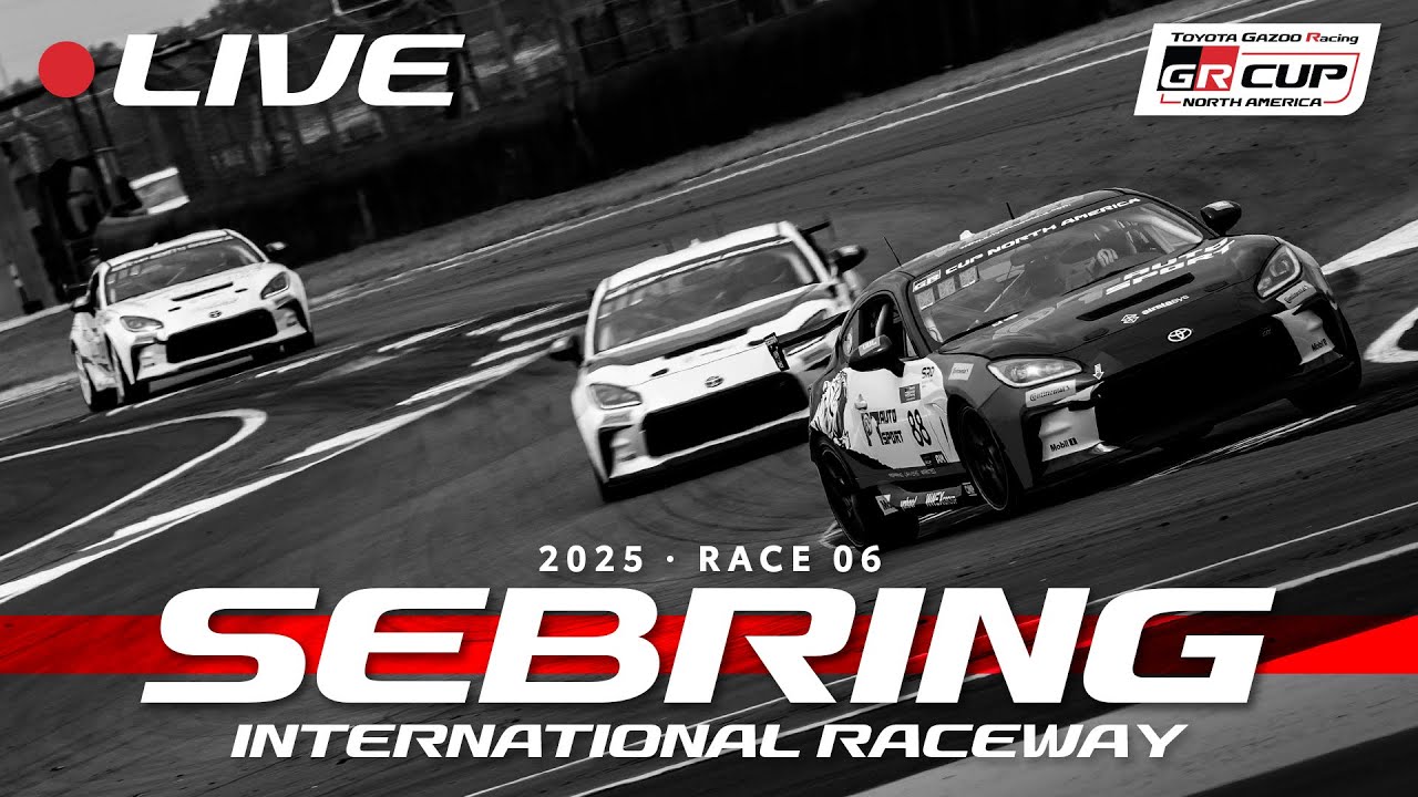 LIVE | Race 2 | Sebring International Raceway | Toyota Gazoo Racing North America GR Cup 2025