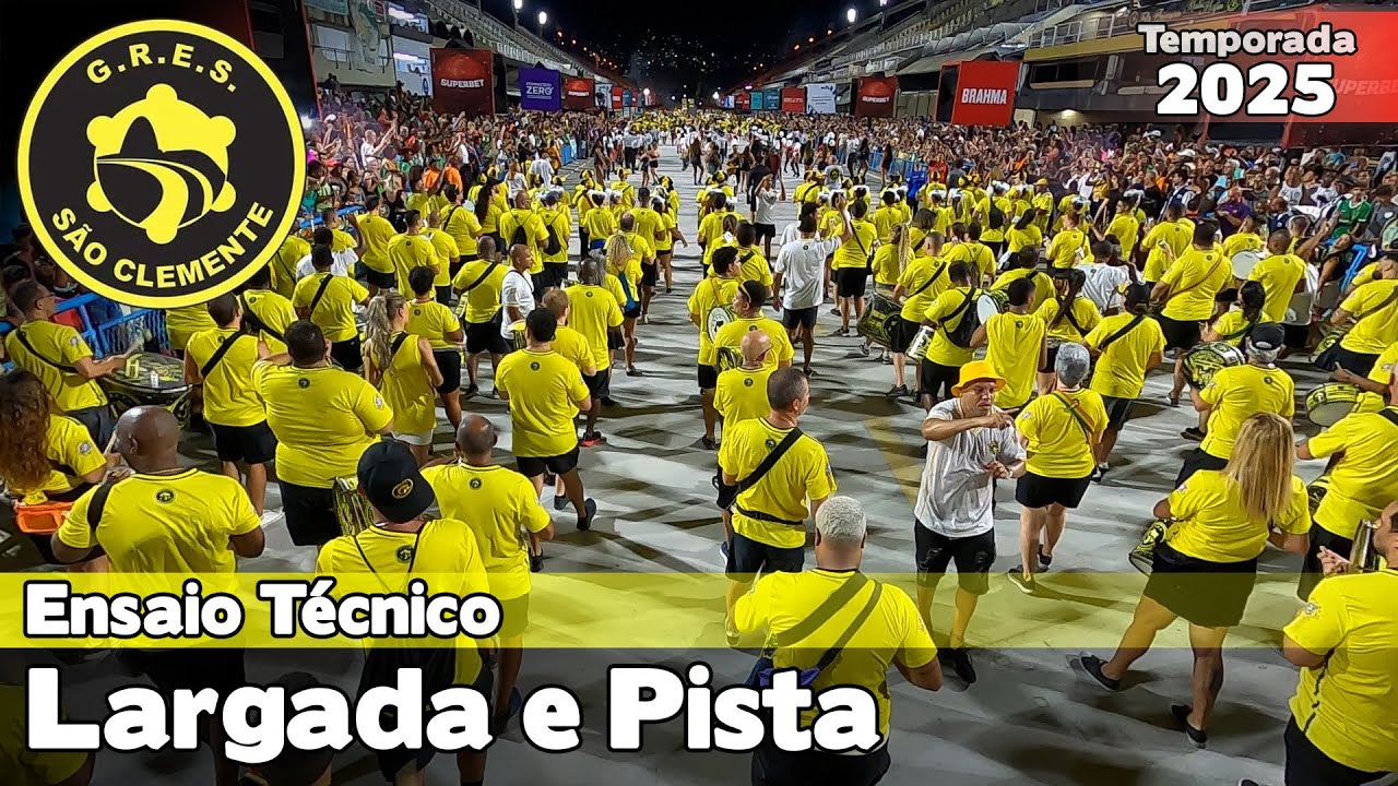 S&atilde;o Clemente 2025 | Largada e Pista - Ensaio T&eacute;cnico |  Samba ao vivo #ETSO25