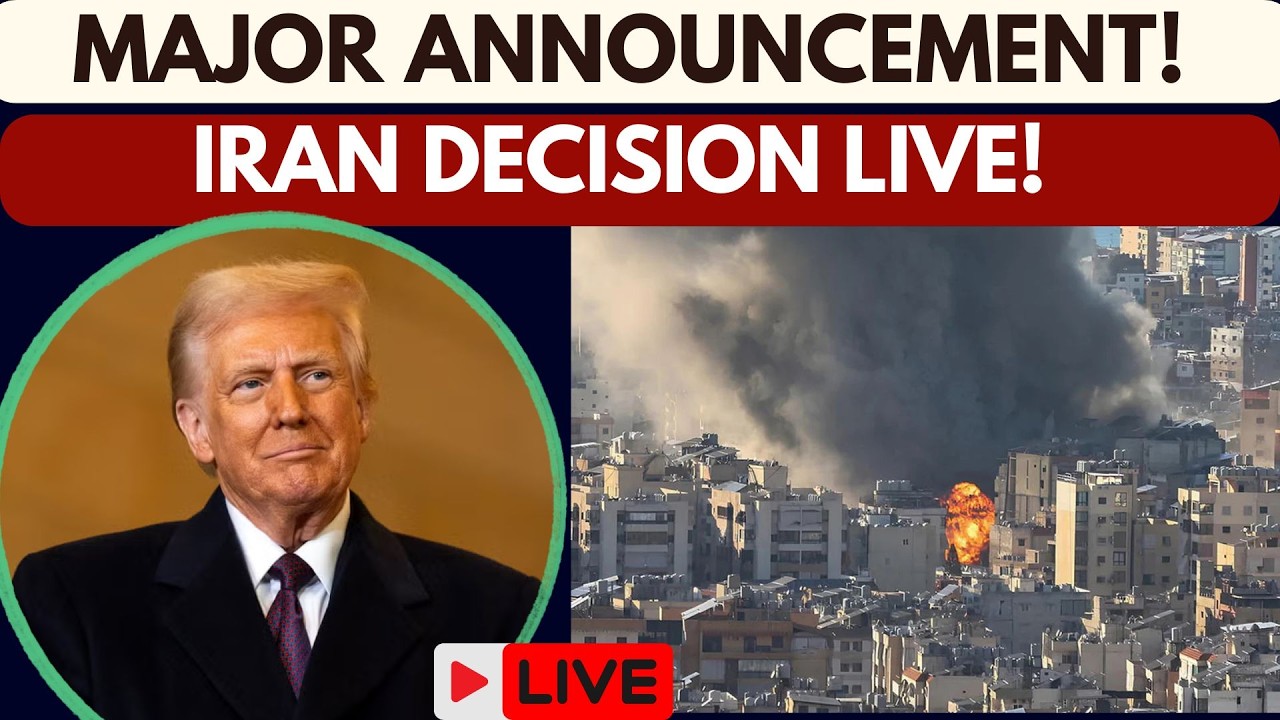 WATCH LIVE: Donald Trump Makes Urgent Announcement on US-Iran Tensions | Breaking News