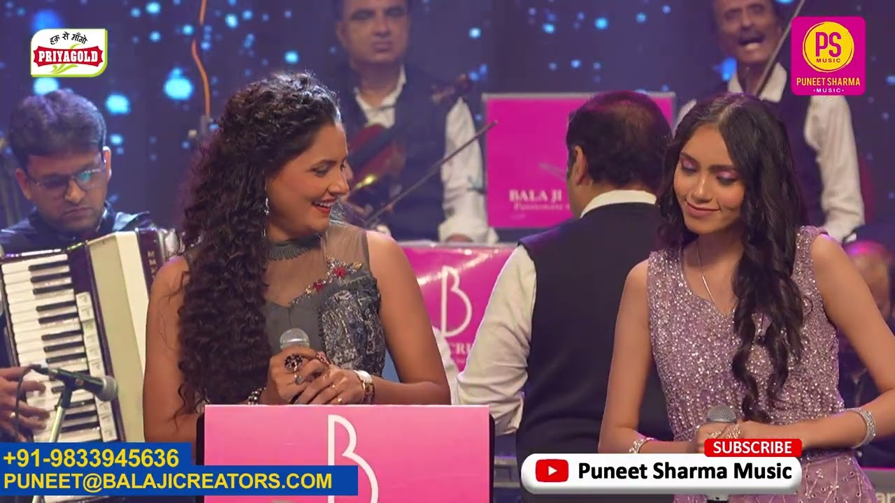 Gore Gore O Banke Chhore - Lata Mangeshkar Playback | Live Band Performance | Puneet Sharma Music