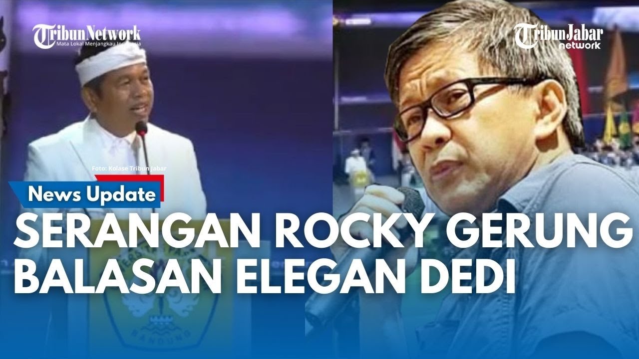 DI HADAPAN REKTOR UNPAS! Dedi Mulyadi Gubernur Hentikan Serangan 'Otak Dangkal' Rocky Gerung!