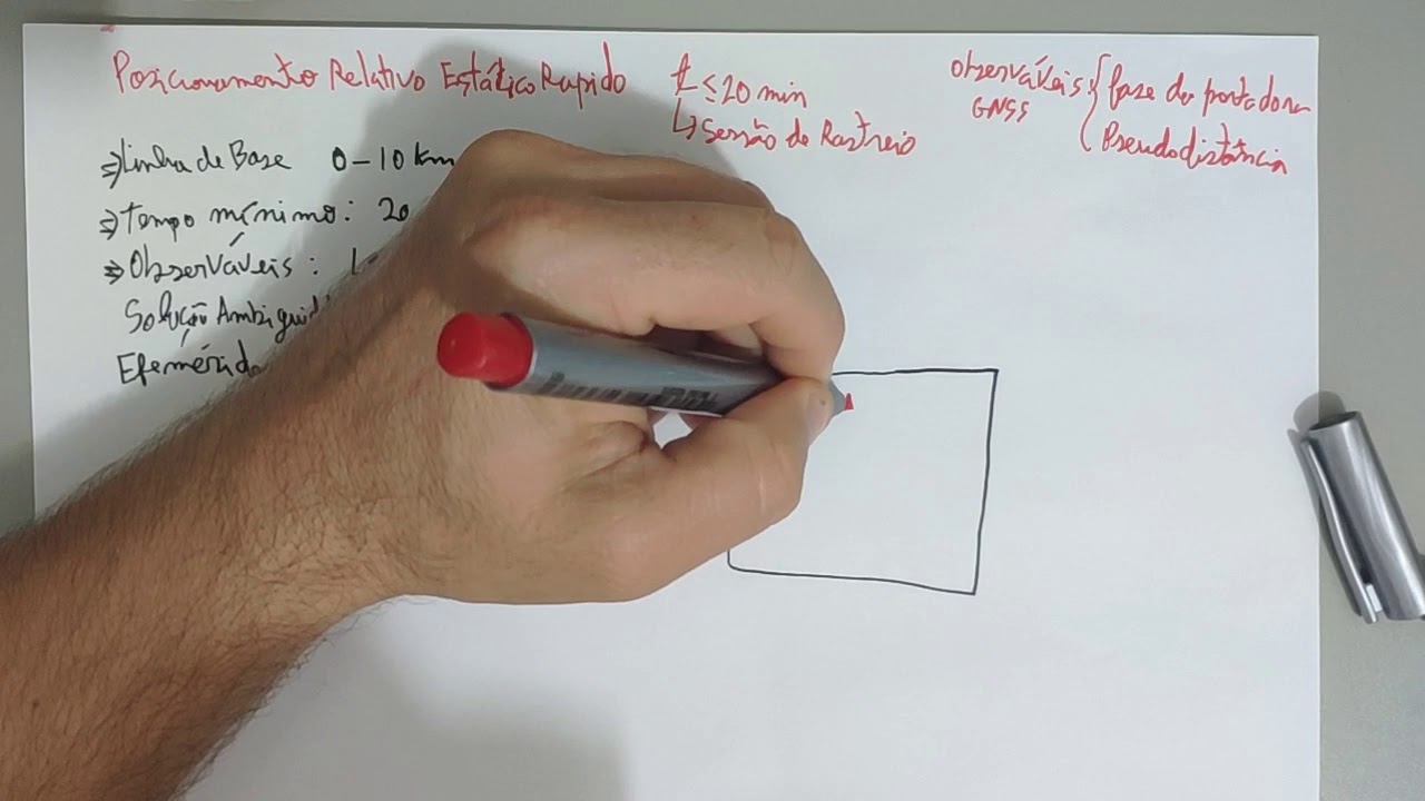 LEVANTAMENTO GNSS - POSICIONAMENTO RELATIVO ESTÁTICO RÁPIDO