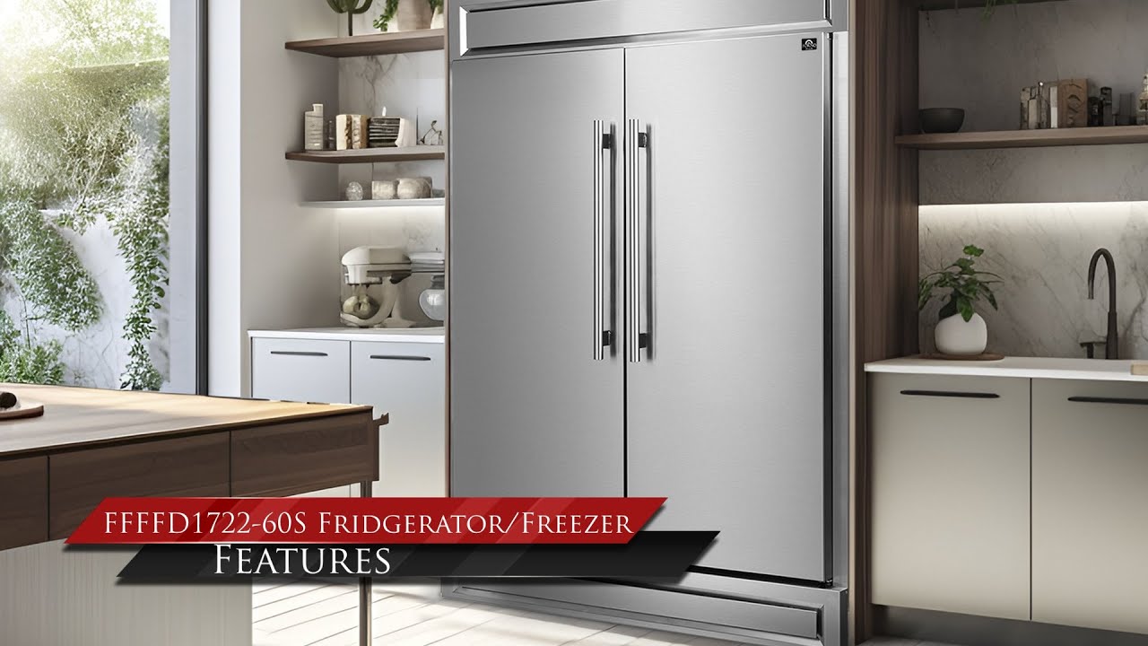Forno: 60" Built-in Refrigerator/Freezer Model FFFFD1722 60S