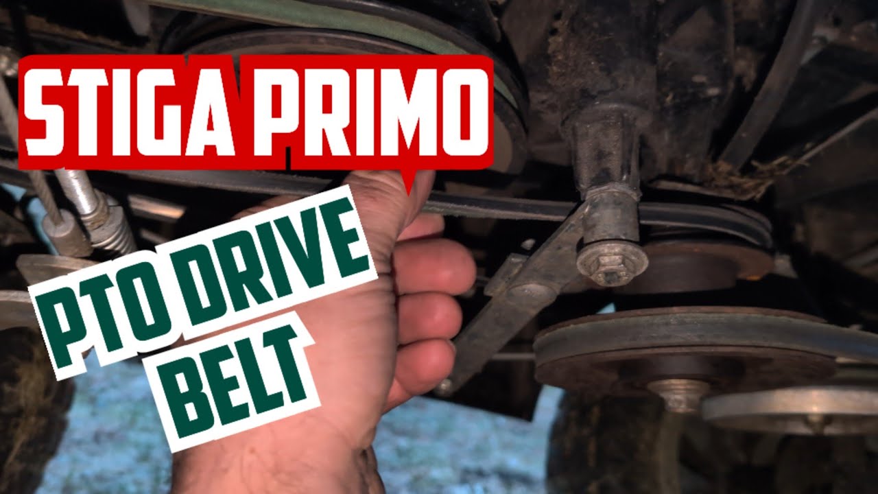 STIGA PRIMO Drive belt replacement