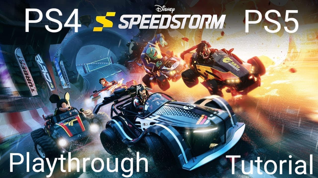 Disney Speedstorm LetsPlay Tutorial Preview Gameplay