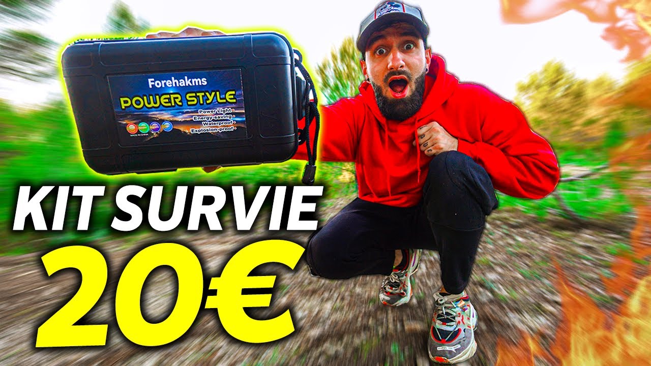 JE TESTE UN KIT DE SURVIE &Agrave; 20&euro; SUR AMAZON !