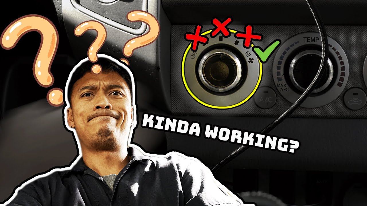 Замена резистора электродвигателя вентилятора (сделай сам / Как сделать в Такоме)