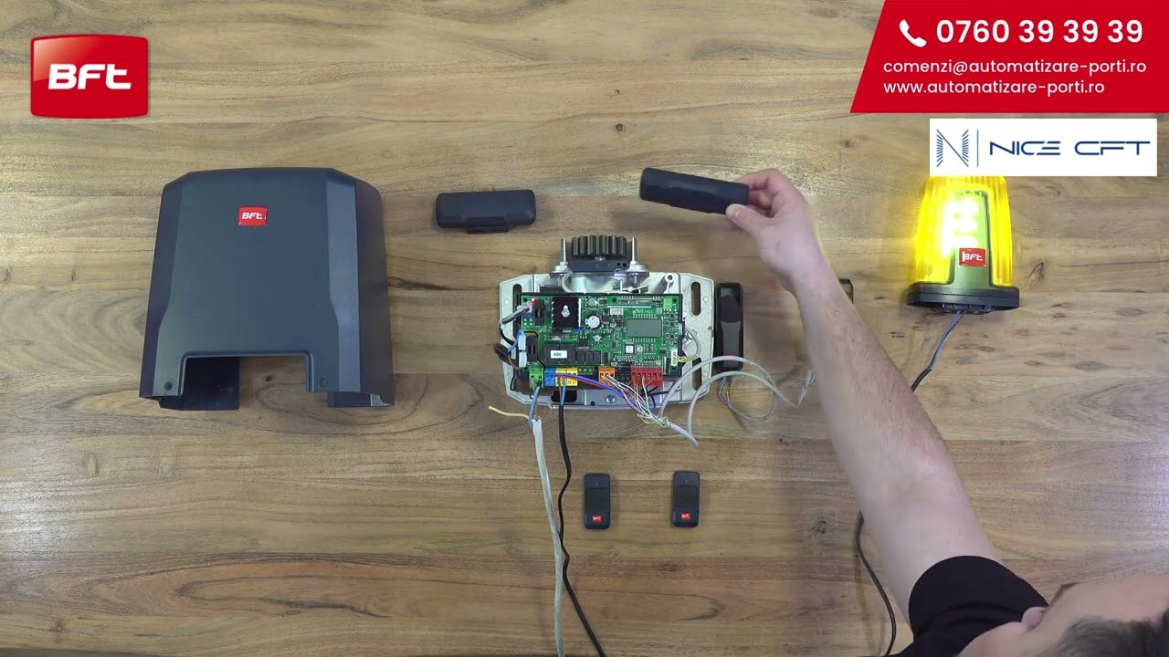 Programare automatizare poarta culisanta BFT DEIMOS BTA600  ULTRA