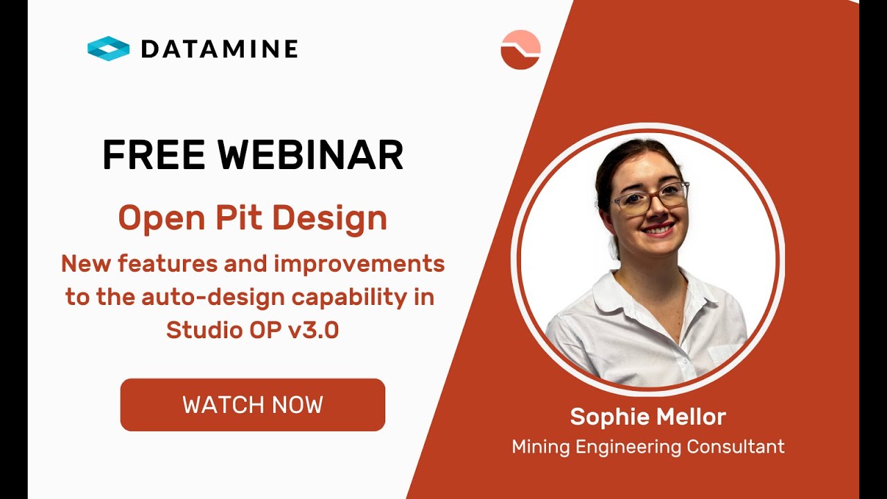 Open Pit Design   New features and improvements to the auto design capability in Studio OP v3 0