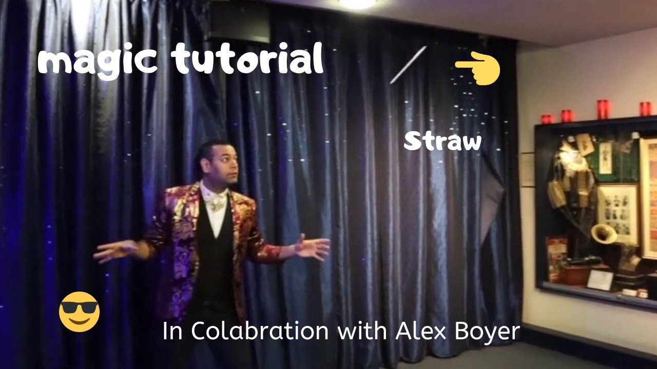 Magic tutorials : Flying straw . In Collaboration with Alex Boyer