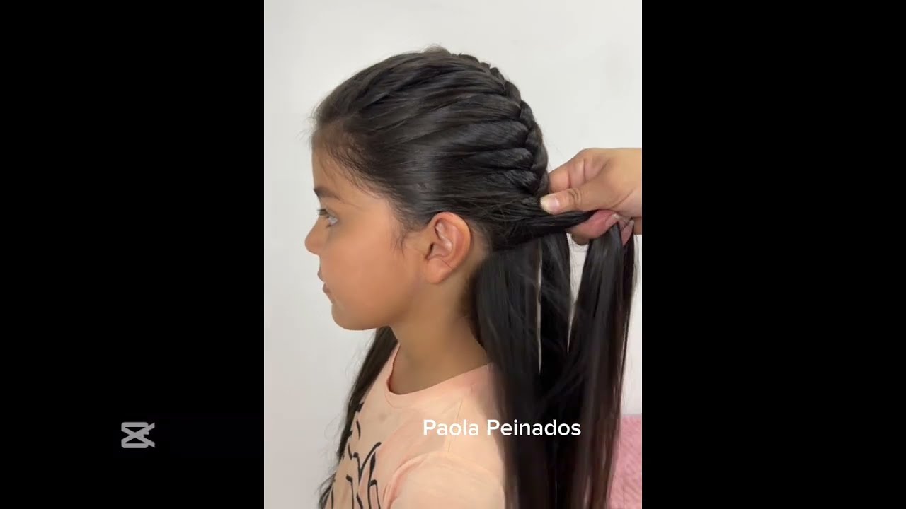Peinados con trenza fácil y hermosa 💖💖💖💖💖