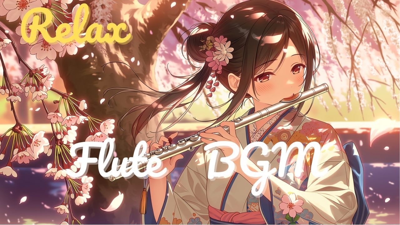 【Flute BGM】Flute in the Spring Light and Cherry Blossoms
