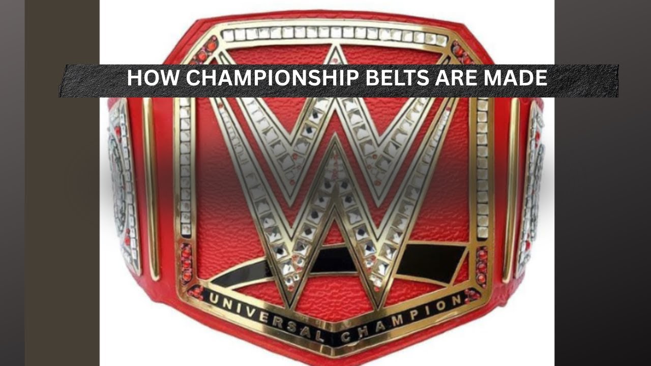 How Championship Belts Are Made | Handcrafted Wrestling & WWE-Style Title Belts | 