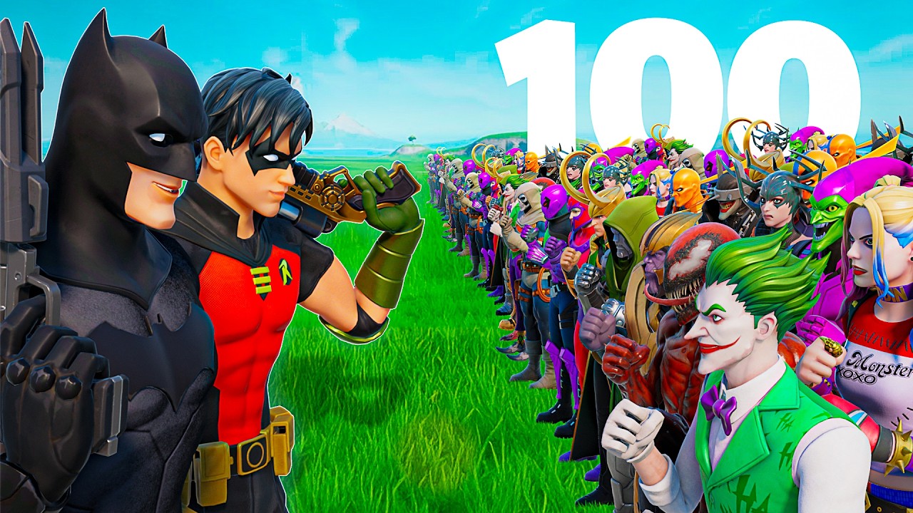 100 Villains vs Batman