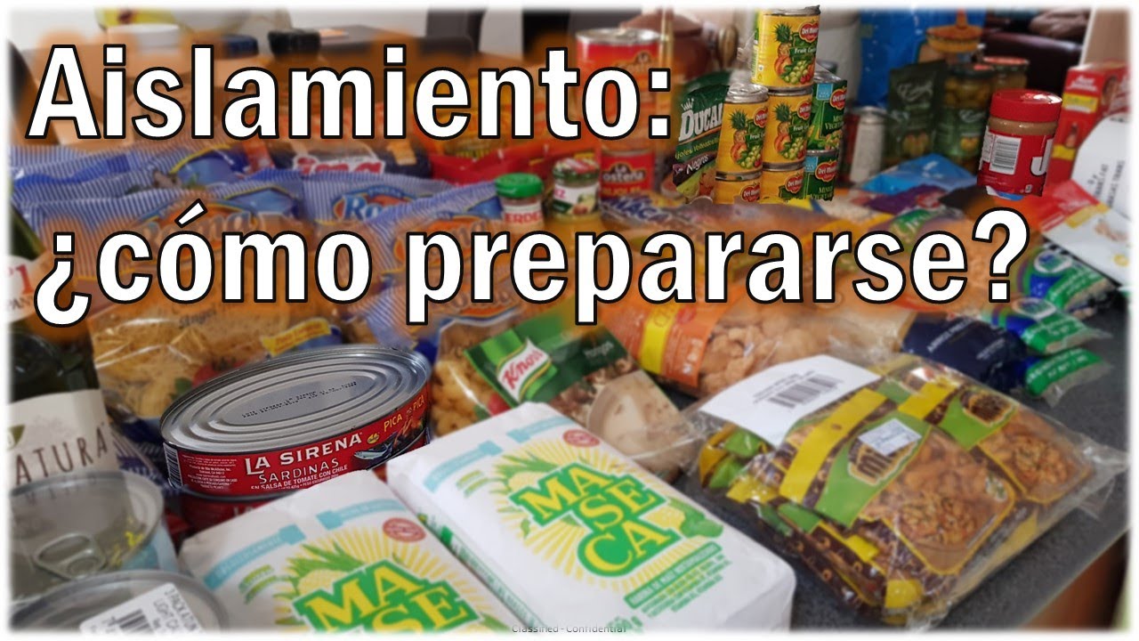 Que COMIDA ALMACENAR en la CUARENTENA | Cómo SOBREVIVIR a estar ENCERRADO