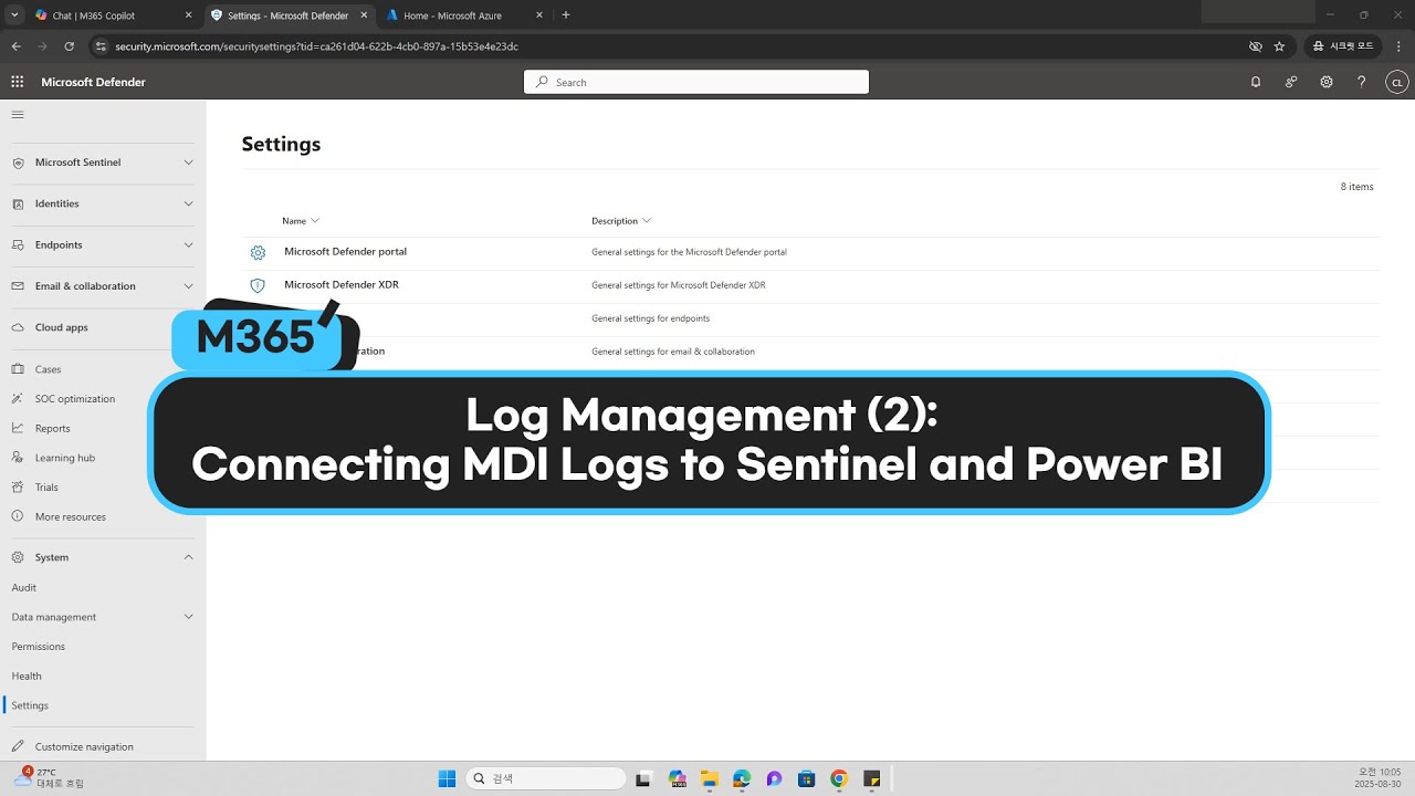 M365 Log Management (2): Connecting MDI Logs to Sentinel and Power BI