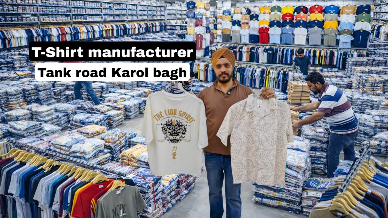 Tank Road Delhi T-shirt Manufacturer | Starting at just ₹110 😱 | Wholesale Market Delhi 2026 vanshmj