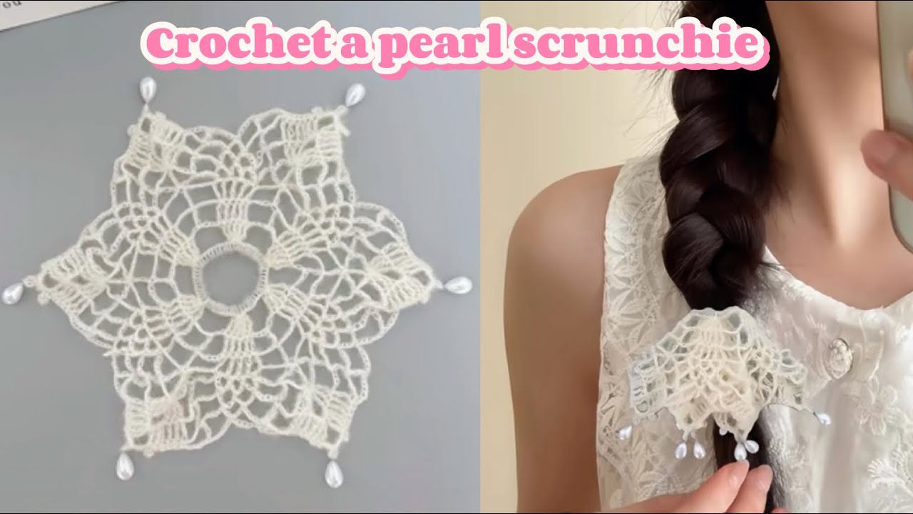 Make a Gorgeous Crochet Scrunchie With Just Yarn and a Hook