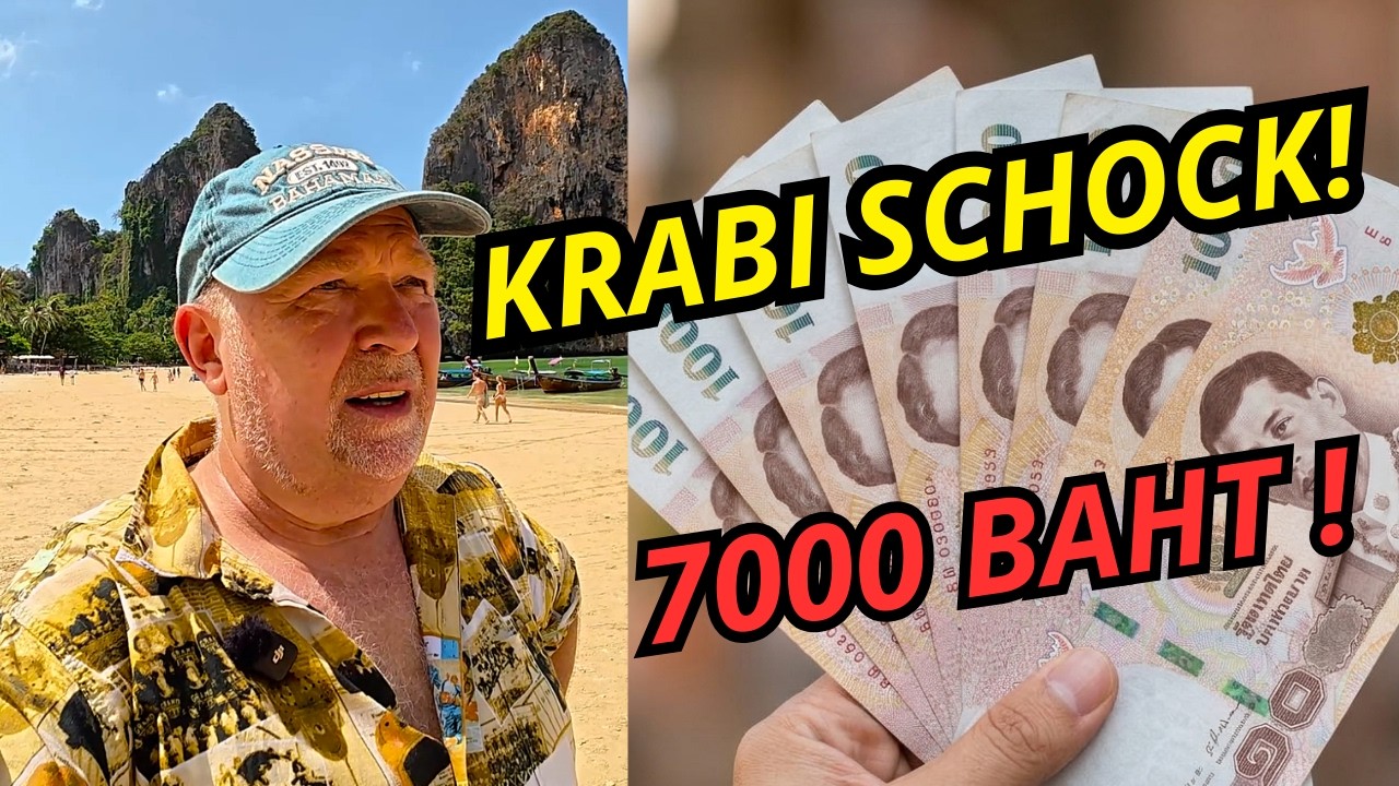 Krabi Realität – so teuer ist ein Urlaubstag. Krabi Preise 2026 .