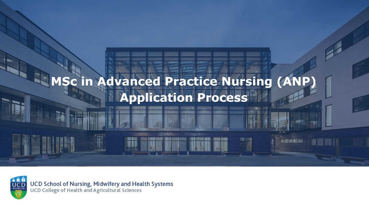 MSc in Advanced Practice Nursing (ANP) Application Process