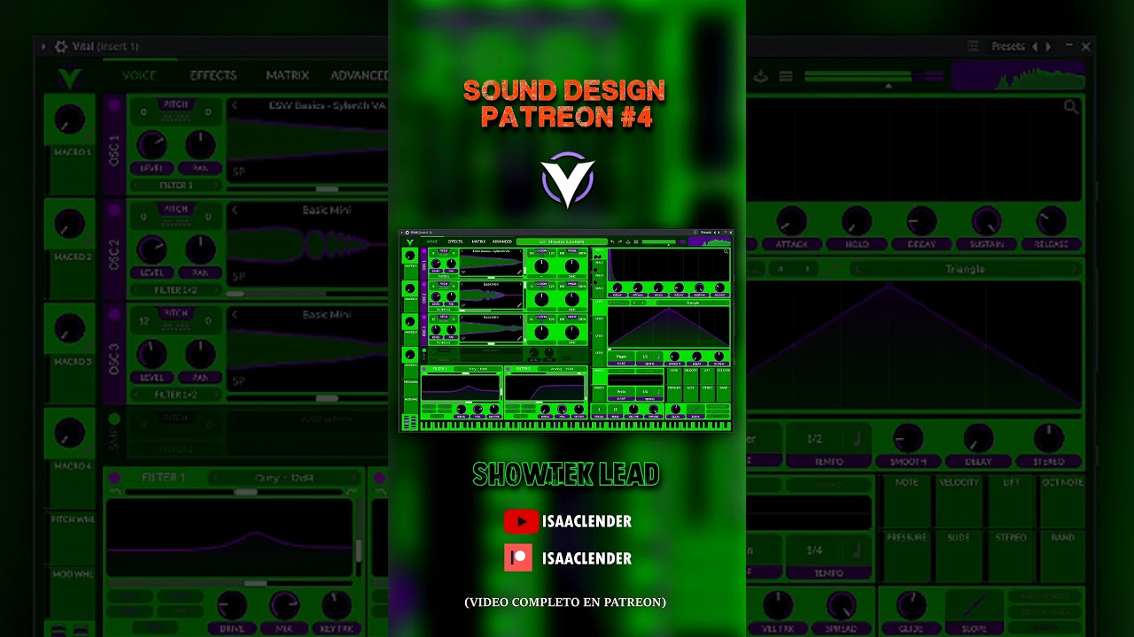 Sound Design Patreon #4 : LEAD ESTILO SHOWTEK  