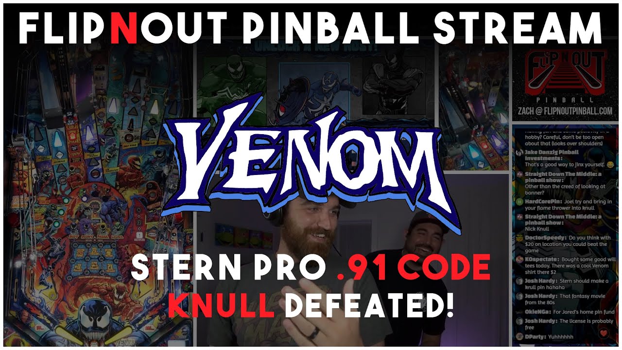 🔴LIVE - Venom Pro Pinball KNULL DEFEATED on stream!