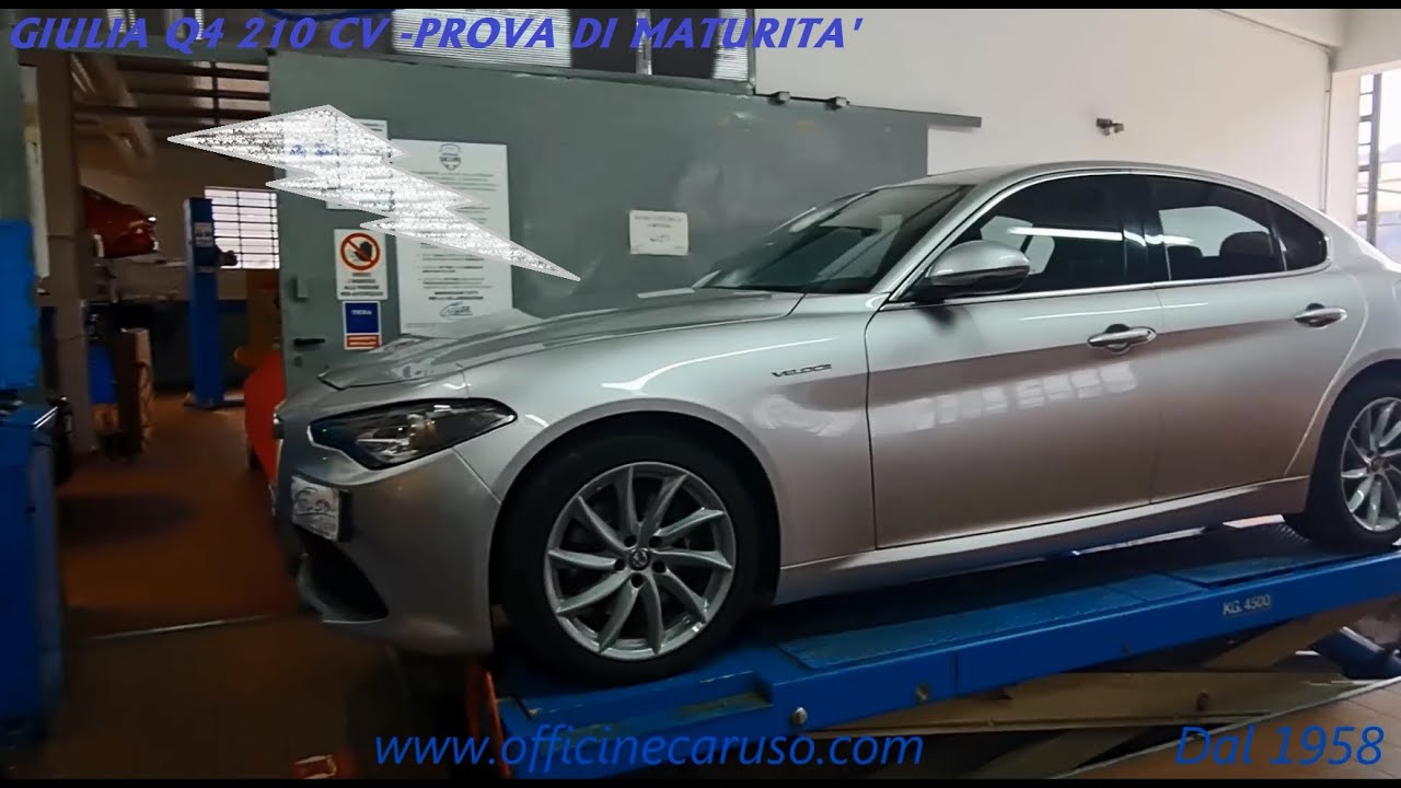 COME VALUTARE un' AUTO USATA :GIULIA Q4 210 CV PROVA DI MATURITA' - By Officnecaruso