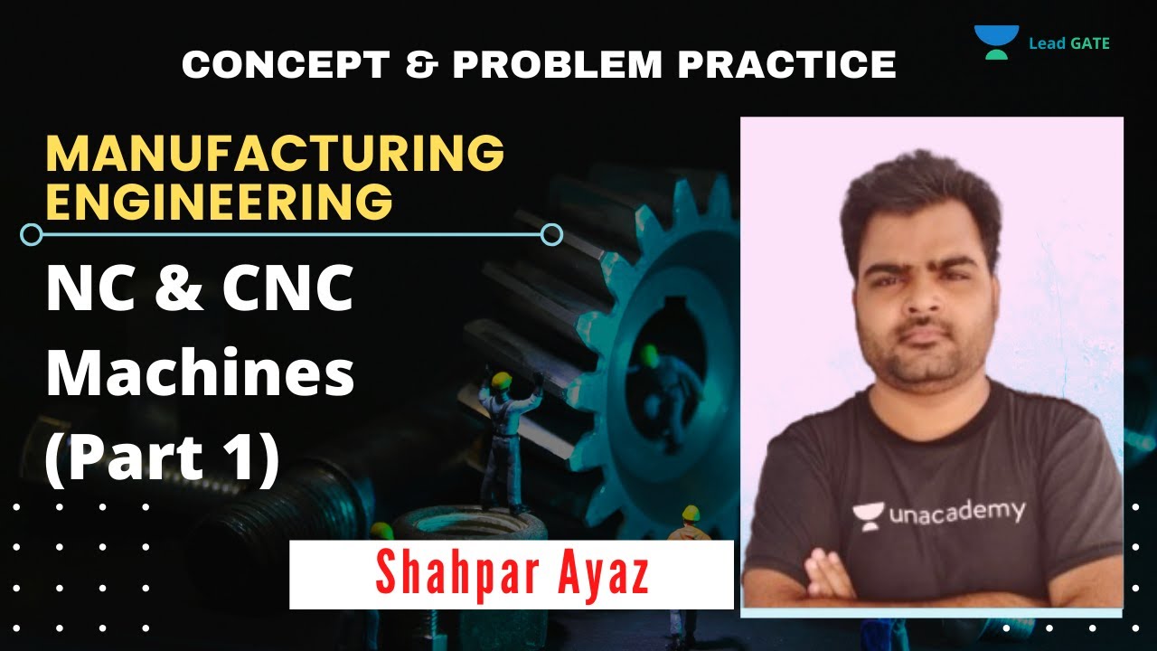 NC & CNC Machines (Part 1) | Manufacturing Engineering | GATE 2021 | Shahpar Ayaz