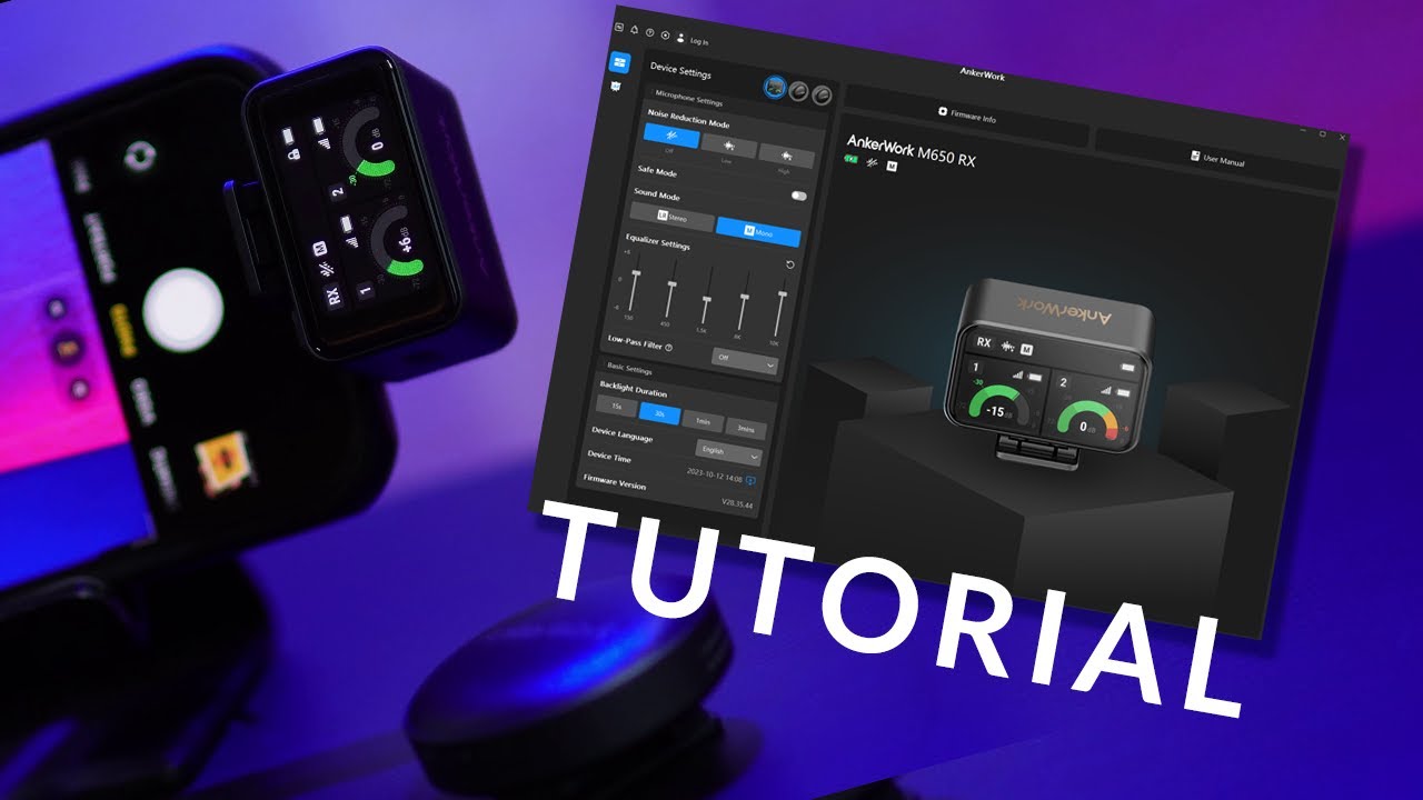 Ankerwork M650  Software Tutorial
