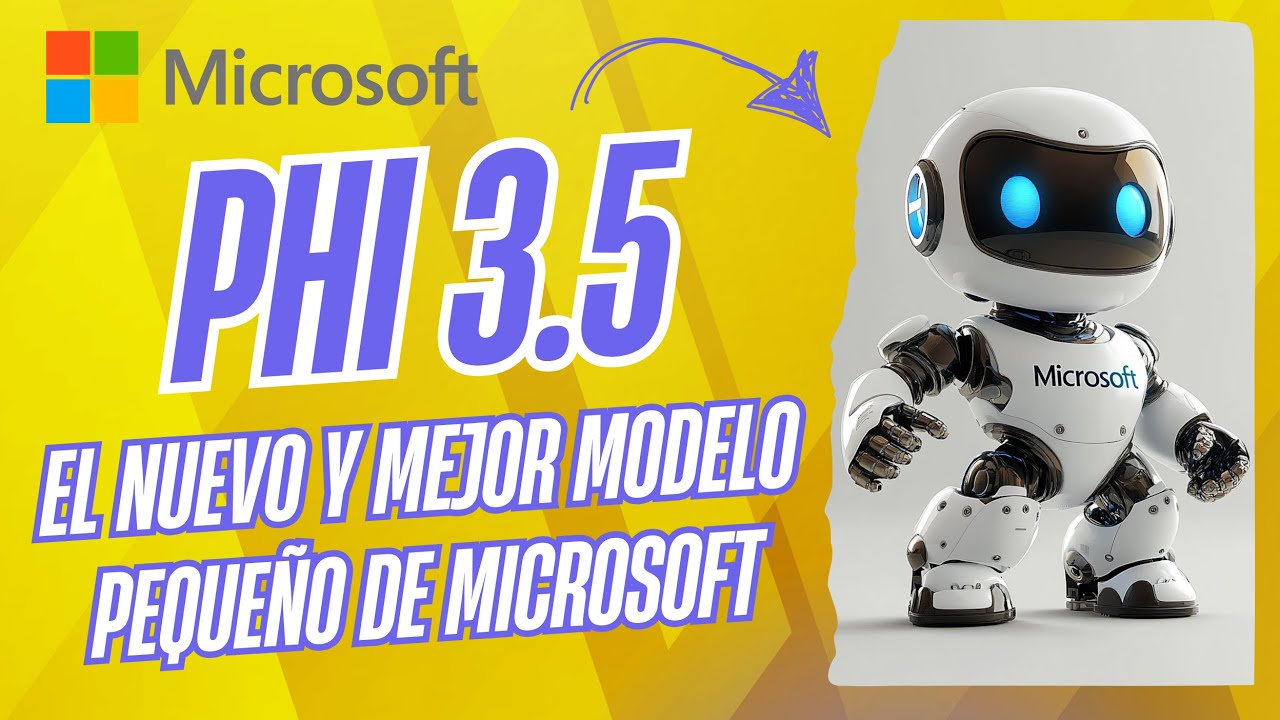 Phi-3.5: Nuevos y ASOMBROSOS modelos de IA de Microsoft (MoE, Mini y Vision)