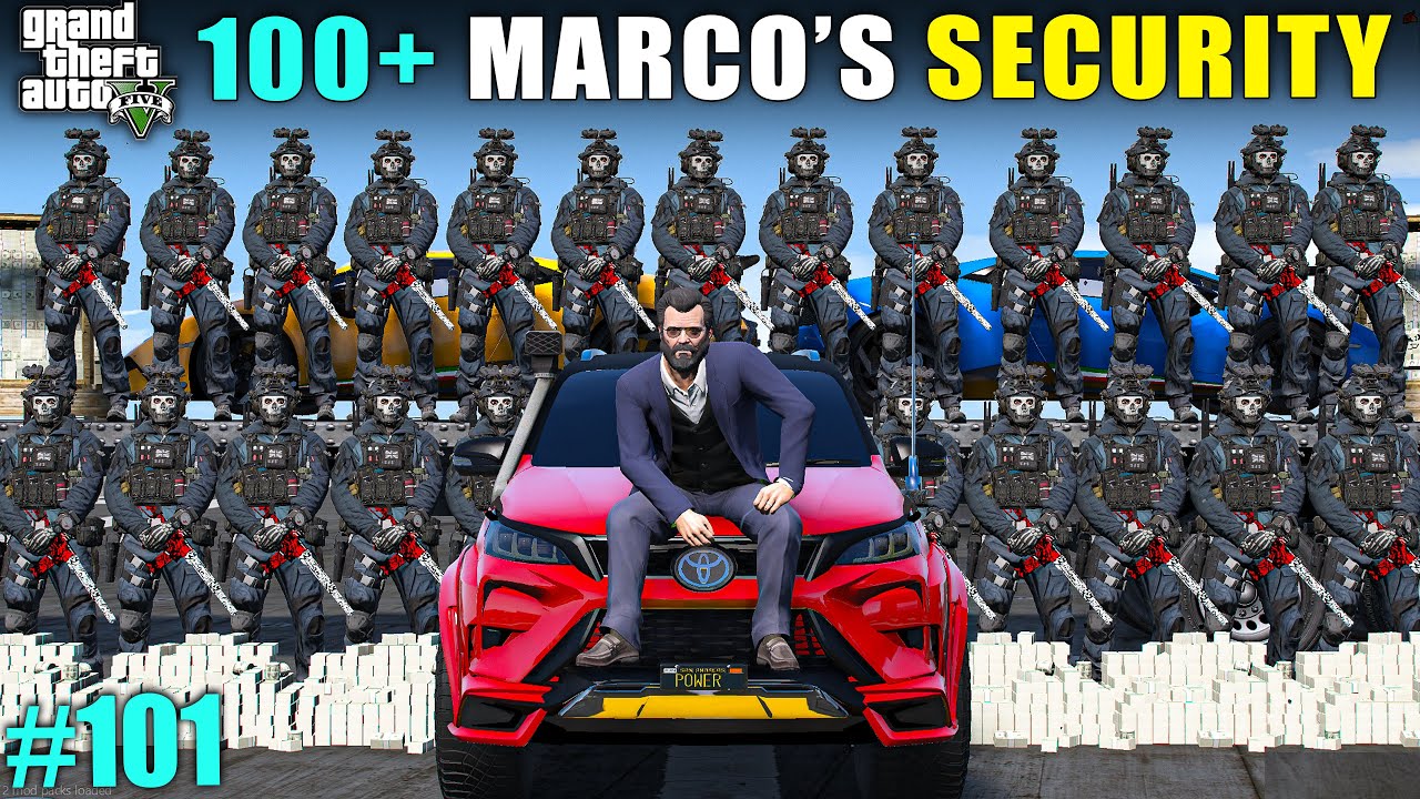 BUYING 100+ MARCO'S SECURITY FOR MICHAEL | GTA 5 GAMEPLAY #101