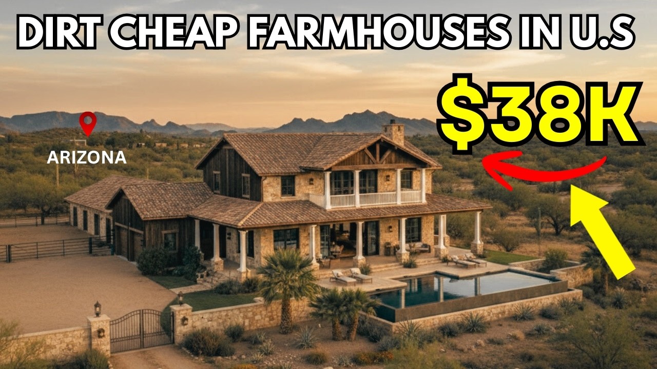 10 DIRT CHEAP Arizona Farmhouses with MASSIVE ACREAGE You can BUY NOW | 2026's Real GEMS