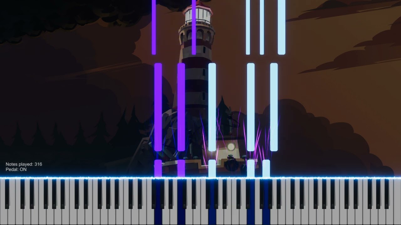 The path to the door/Ending theme - Dredge - Lovecraftian music - Solo Piano