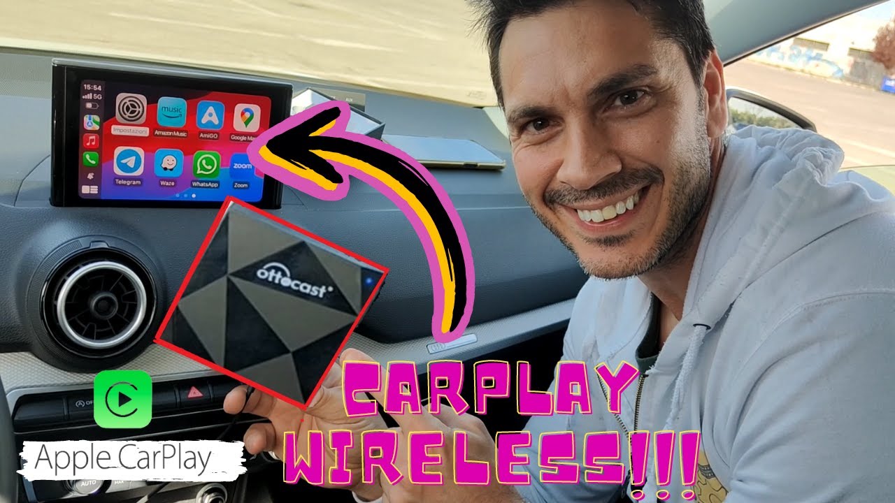 CARPLAY WIRELESS MONTATO SU AUDI A3 #OTTOCAST