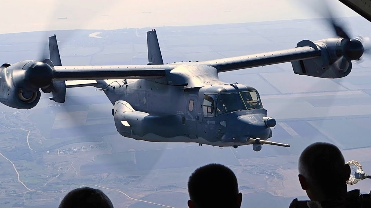 Конвертопланы CV-22 Osprey спецназа армии США в Украине.