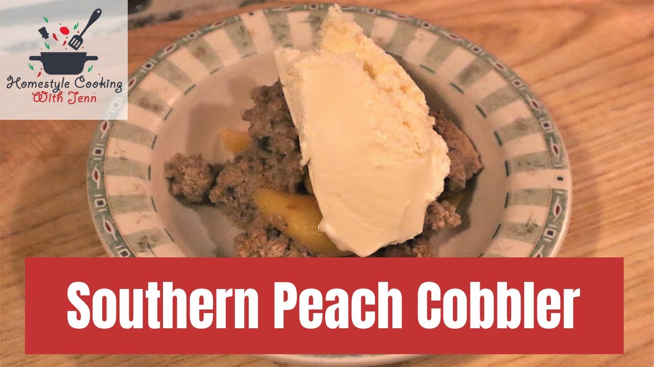 Incredible Southern Peach Cobbler